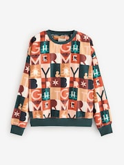 Orange Merry & Bright Cosy Long Sleeve Pyjamas - Image 11 of 14