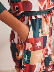 Orange Merry & Bright Cosy Long Sleeve Pyjamas - Image 7 of 14