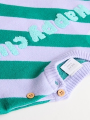 Green Stripe Baby Knitted Top and Leggings Set (0mths-2yrs) - Image 11 of 14