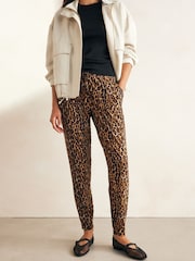 Animal Print Jersey Joggers - Image 1 of 9