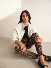 Animal Print Jersey Joggers - Image 2 of 9