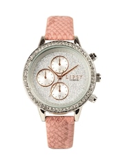 Lipsy Pink 3 Dial Watch - Image 1 of 2