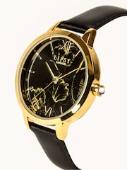 Lipsy Black Floral Watch - Image 2 of 2