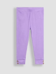 JoJo Maman Bébé Lilac Peppa Pig Sweatshirt & Leggings Set - Image 5 of 7