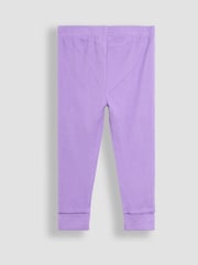 JoJo Maman Bébé Lilac Peppa Pig Sweatshirt & Leggings Set - Image 6 of 7