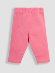 JoJo Maman Bébé Pink Peppa Pig Appliqué Top & Leggings Set - Image 5 of 7