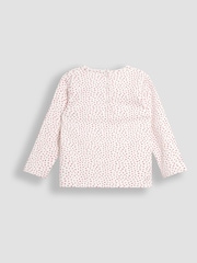 JoJo Maman Bébé Pink Peppa Pig Pinafore Dress & Top Set - Image 6 of 7