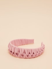 Joules Patsy Pink Knot Headband - Image 4 of 6
