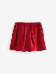 Red Boy Shorts With Linen - Image 6 of 8