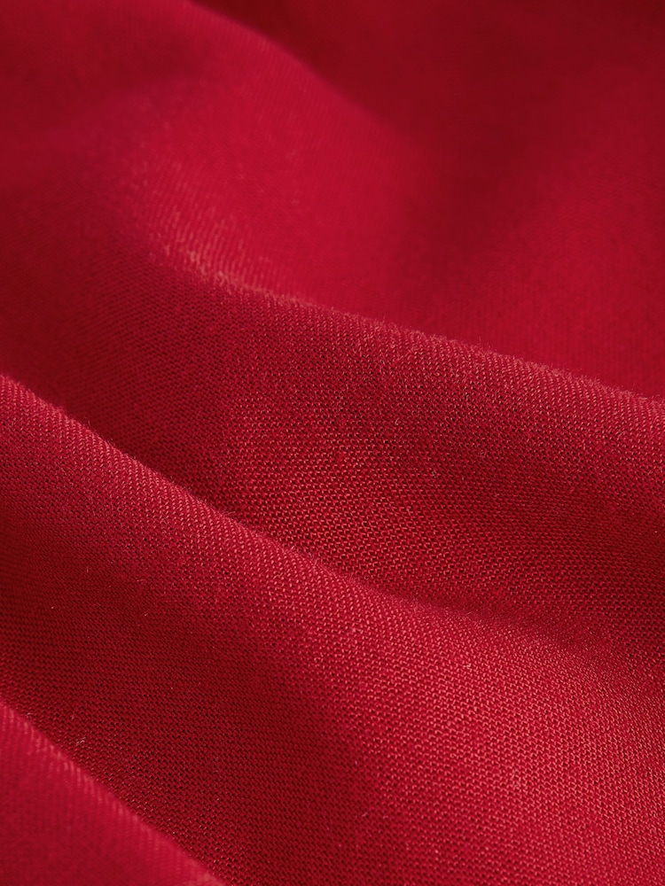 Red Boy Shorts With Linen - Image 8 of 8
