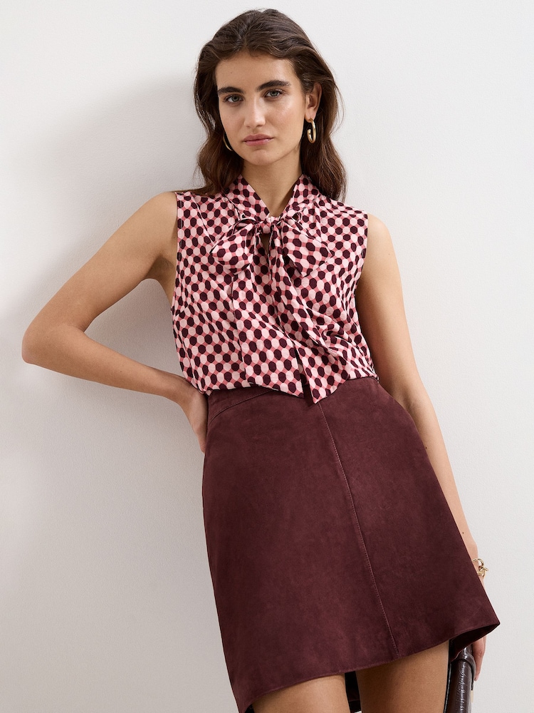 Phase Eight Pink Junie Geo Top - Image 1 of 7