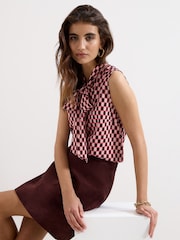 Phase Eight Pink Junie Geo Top - Image 5 of 7