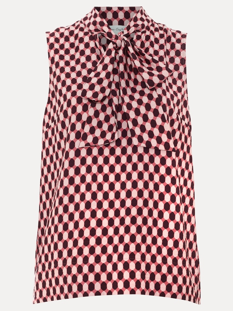 Phase Eight Pink Junie Geo Top - Image 7 of 7