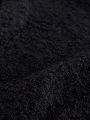 Black Boucle Knitted Crew Neck Jumper - Image 7 of 7
