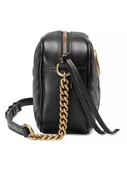 Gucci GG Marmont Quilted Leather Shoulder Black Bag with Chain Strap and Top Zipper Closure - Image 6 of 6