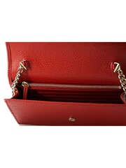 Gucci Red Cross-Body Shoulder Bag with Interlocking GG Snap - Image 5 of 6
