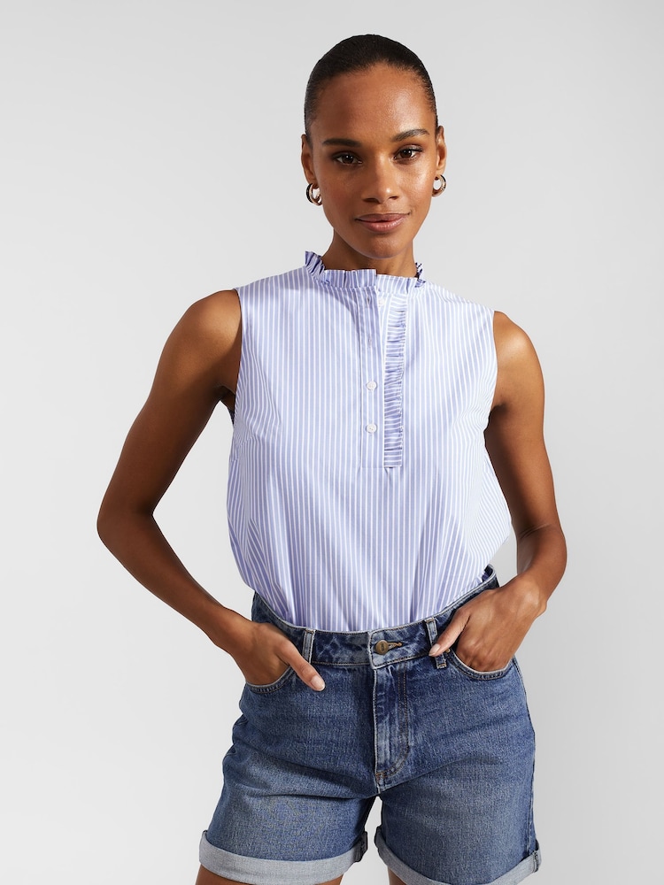 Hobbs Blue Abbie Blouse - Image 1 of 4