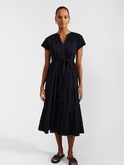 Hobbs Blue Valentina 100% Cotton Jersey Dress - Image 1 of 4