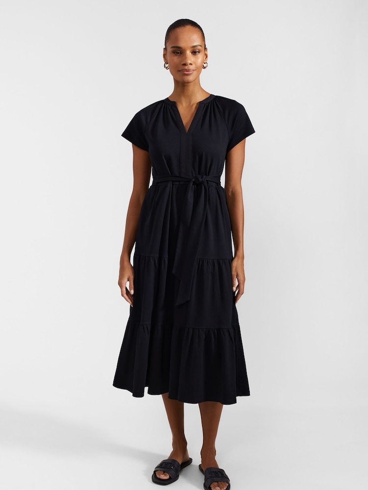 Hobbs Blue Valentina 100% Cotton Jersey Dress - Image 1 of 4