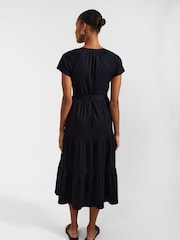 Hobbs Blue Valentina 100% Cotton Jersey Dress - Image 2 of 4