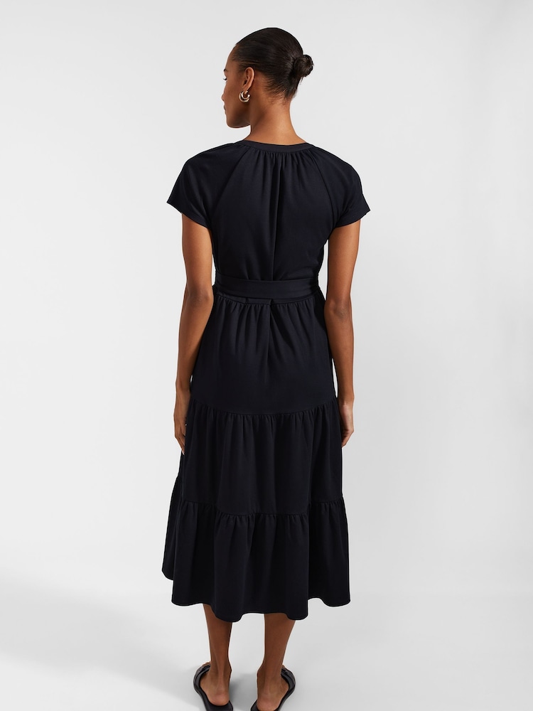 Hobbs Blue Valentina 100% Cotton Jersey Dress - Image 2 of 4