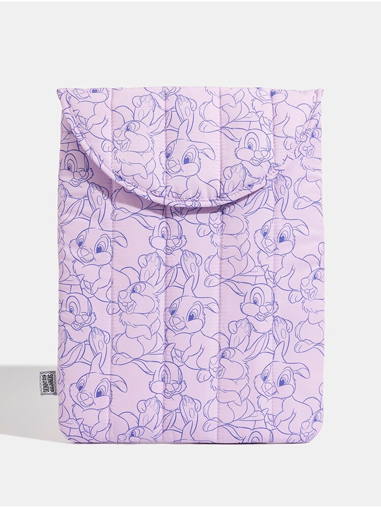 Skinnydip Purple Lilac Thumper Thumper Padded Line Laptop Case - Image 1 of 4