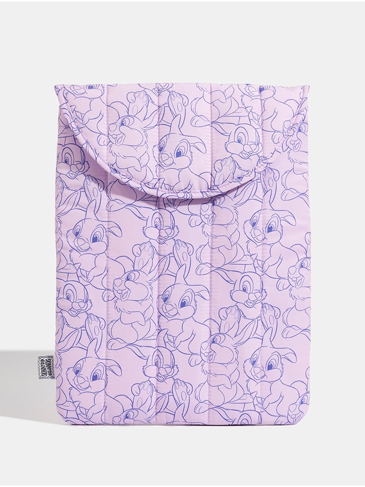 Skinnydip Purple Lilac Thumper Thumper Padded Line Laptop Case - Image 1 of 4 Skinnydip Purple Lilac Thumper Thumper Padded Line Laptop Case - Image 1 of 4