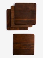 Set of 4 Natural Bronx Wooden Placemats - Image 3 of 3
