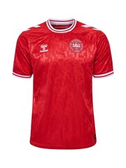 Fanatics Red Denmark Home Shirt 2024 - Image 3 of 3