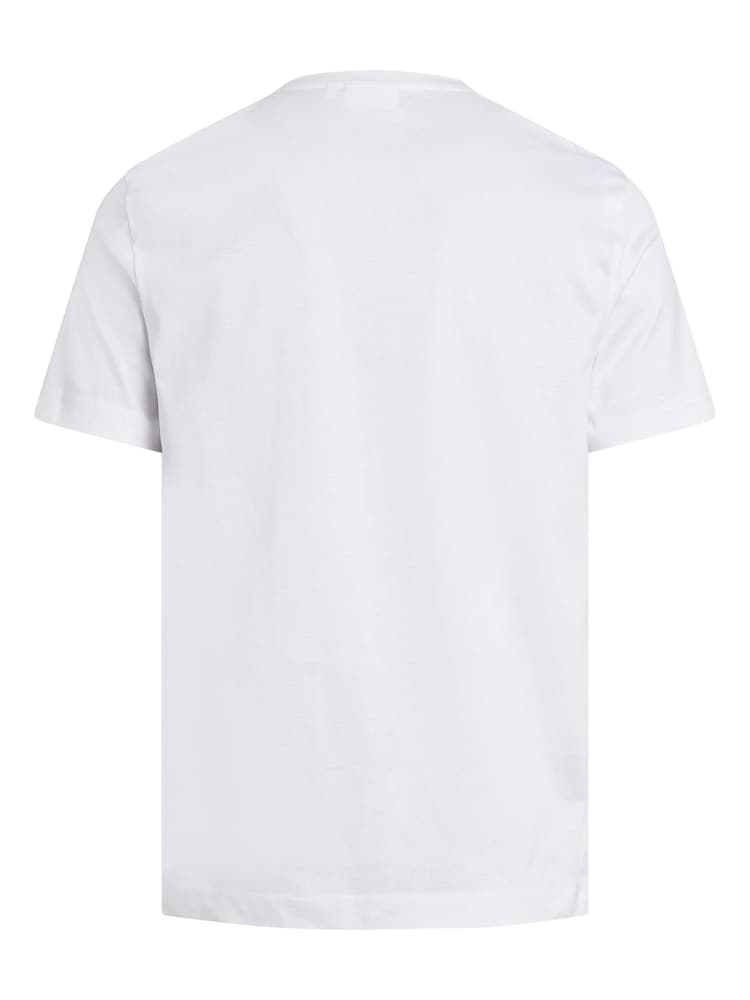 Calvin Klein White Modern Essentials Cotton T-Shirt - Image 2 of 3