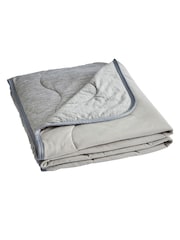 Silentnight Grey Restore Cooling 100% Cotton Throw - Image 1 of 8
