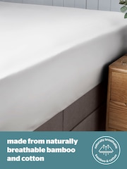 Silentnight White Restore Cooling Fitted Fitted Sheet - Image 2 of 8