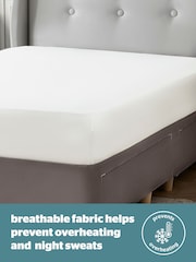 Silentnight White Restore Cooling Fitted Fitted Sheet - Image 3 of 8