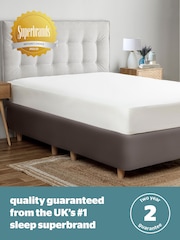 Silentnight White Restore Cooling Fitted Fitted Sheet - Image 6 of 8