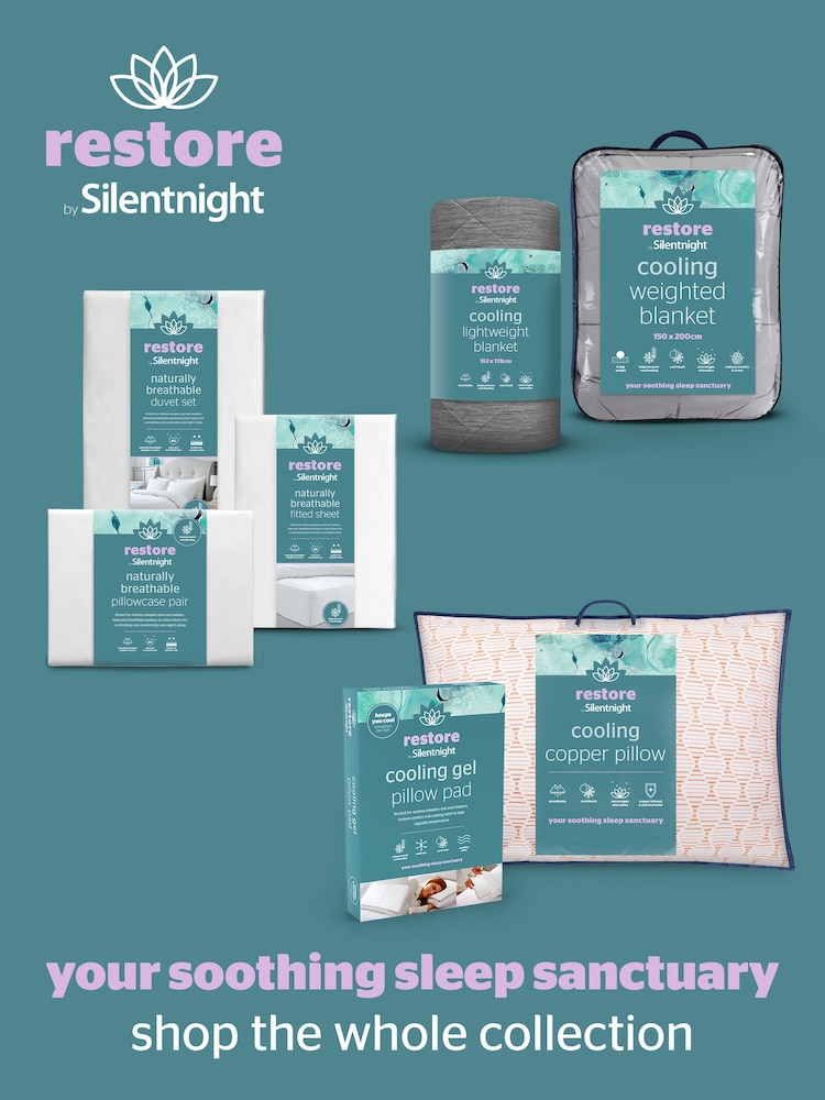 Silentnight Restore Cooling Copper White Pillow - Image 11 of 11