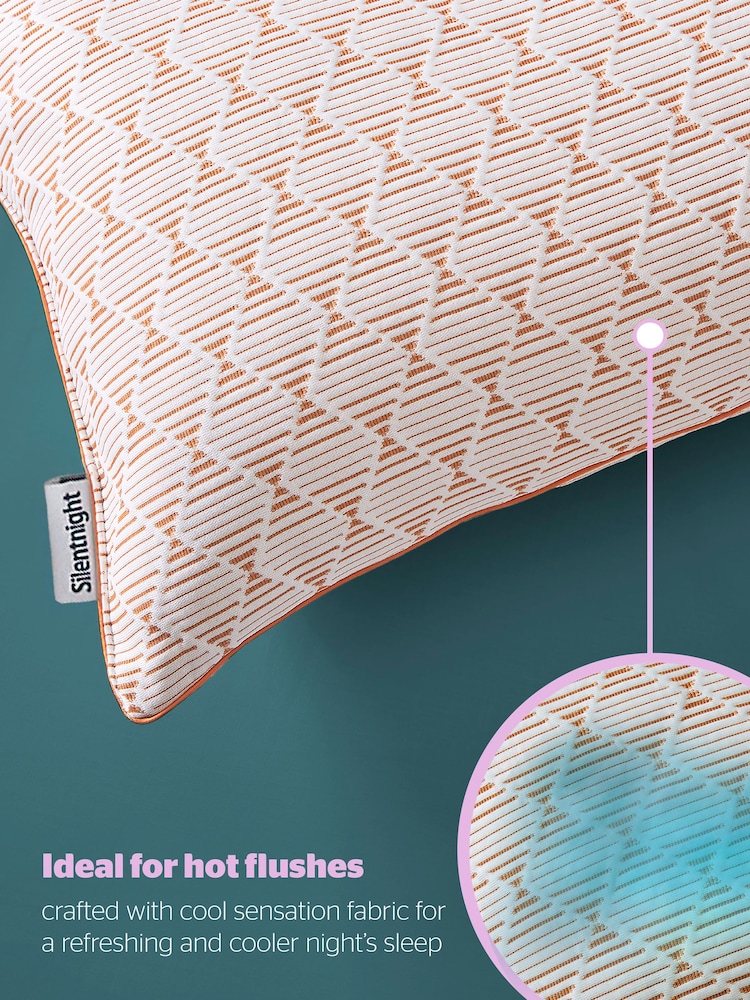 Buy Silentnight Restore Cooling Copper White Pillow from the Next
