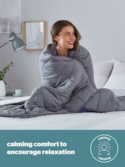Silentnight Grey Restore Cooling 6.8kg Weighted Blanket - Image 6 of 8
