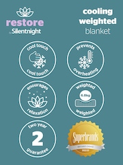 Silentnight Grey Restore Cooling 6.8kg Weighted Blanket - Image 8 of 8
