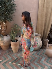 Never Fully Dressed Blue Mari Aria Mesh Dress - Image 6 of 6