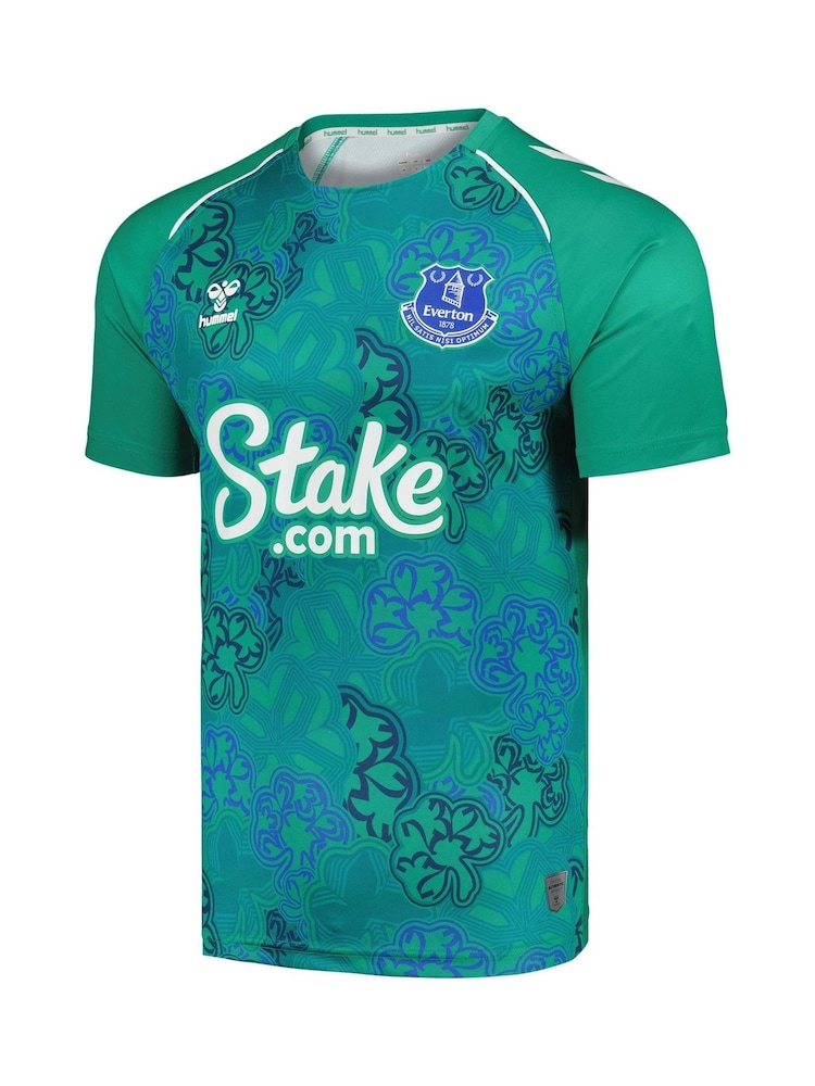 Fanatics Green Everton Limited Edition Pre-Match Shamrock Jersey - Image 2 of 3