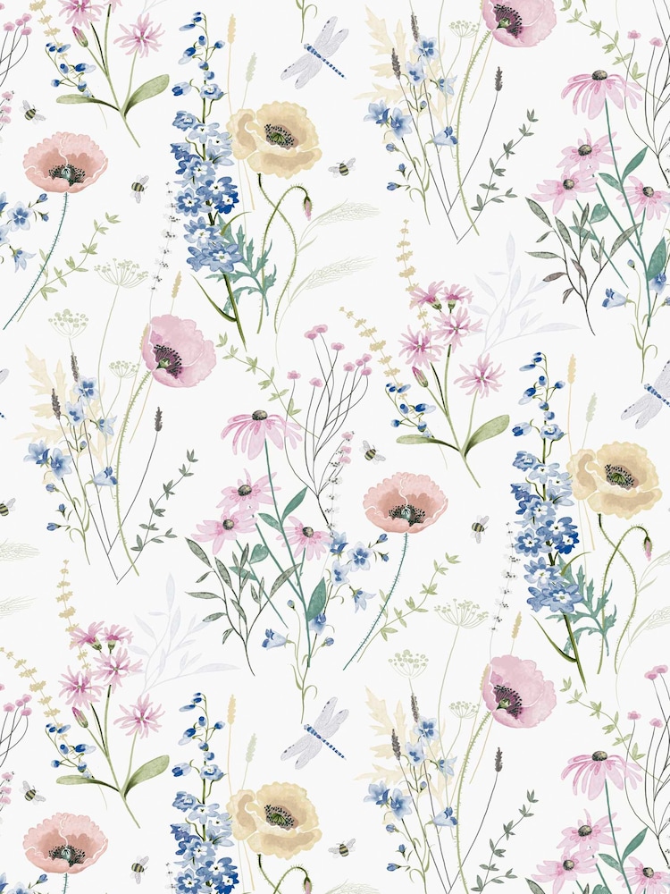 Laura Ashley Blue 100% Cotton Alford Meadow Duvet Cover and Pillowcase Set - Image 8 of 8