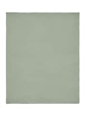 Laura Ashley Green Parker 100% Cotton Throw - Image 4 of 5