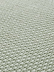 Laura Ashley Green Parker 100% Cotton Throw - Image 5 of 5