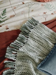Laura Ashley Sage Green Liberton Throw - Image 2 of 6