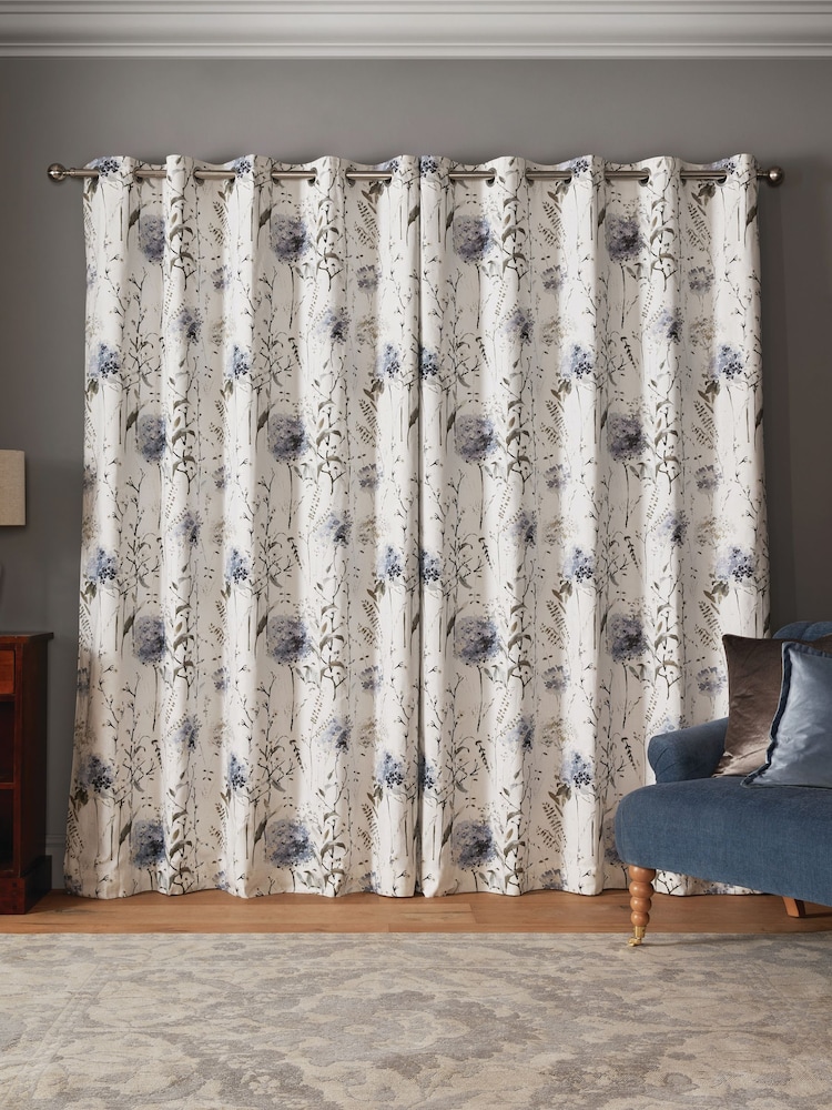 Затемняющие шторы с цветочным принтом и люверсами Laura Ashley Pallington - Изображение 2 из 4 Затемняющие шторы с цветочным принтом и люверсами Laura Ashley Pallington - Изображение 2 из 4