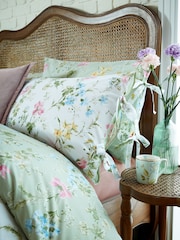 Laura Ashley Set of 2 Multi 100% Cotton Poppy Meadow Pillowcases - Image 1 of 5