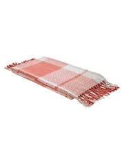 Laura Ashley Terracotta Dylan 100% Cotton Throw - Image 3 of 4