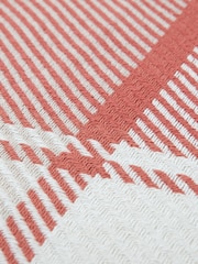 Laura Ashley Terracotta Dylan 100% Cotton Throw - Image 4 of 4
