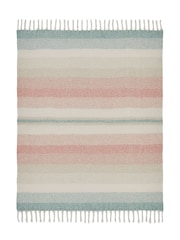 Laura Ashley Plaster Pink Ortonby Throw - Image 2 of 4