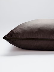 Laura Ashley Velvet Chestnut Square Nigella Cushion - Image 2 of 3